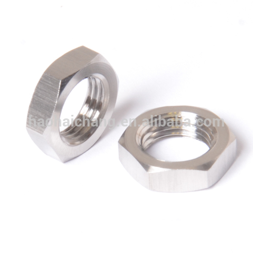 Stainless steel CNC hex nut